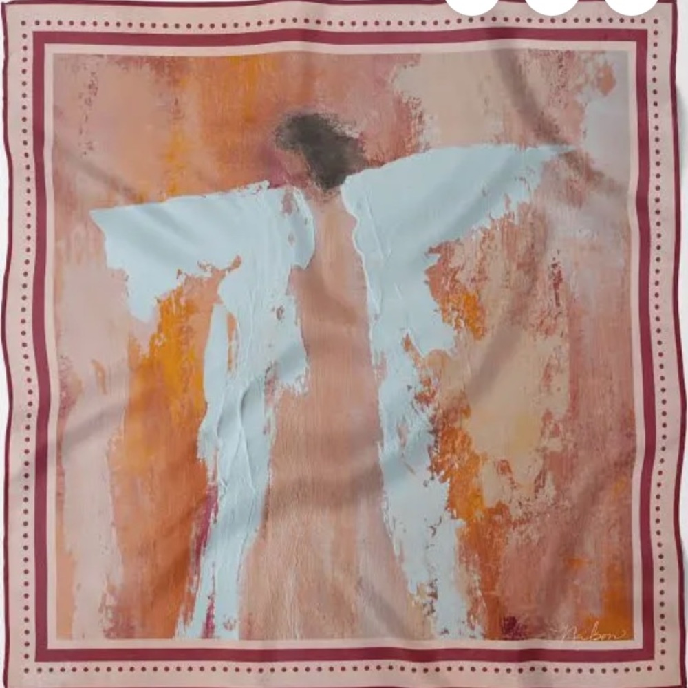 Anne Neilson Silk Scarf Wrapped in Joy